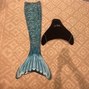 Fin fun mermaid tail for girls or boys! Perfect for the pool or beach!